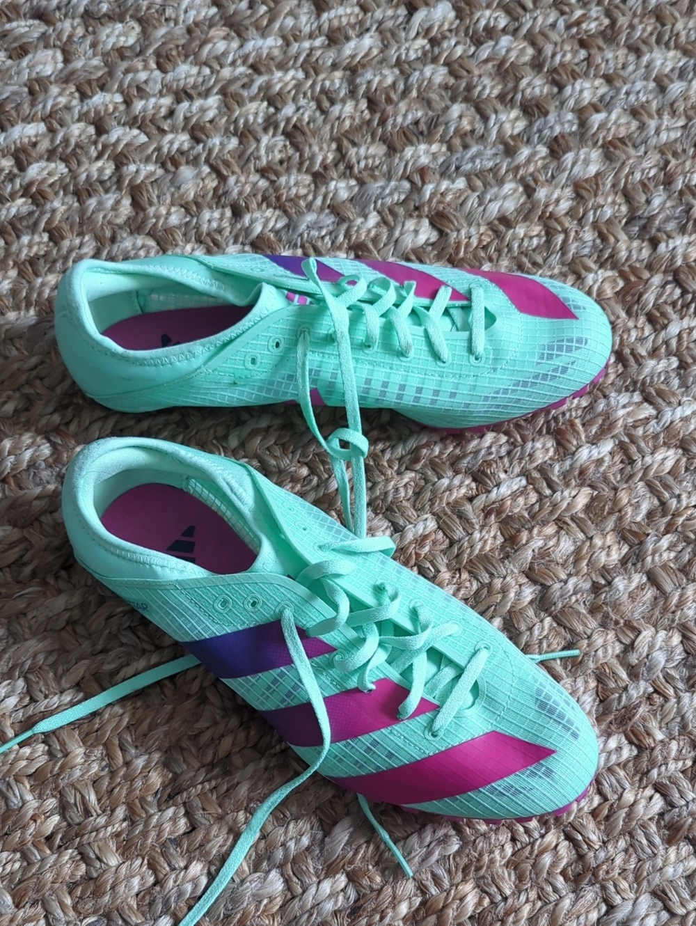 adidas Sprintstar Track Spikes Mint Pink Men’s 10.5 GV9067